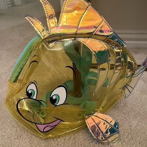 Disney Flounder Little Mermaid Clear Kids Backpack